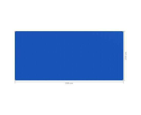 Covor pentru cort, albastru, 250x550 cm, 4 image