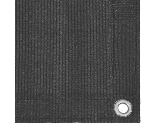 Covor pentru cort, negru, 250x250 cm, 3 image