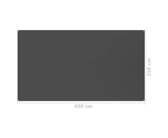Covor pentru cort, negru, 250x450 cm, 4 image