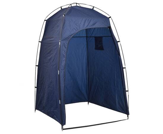 Toaletă portabilă pentru camping, cu cort, 10+10 l, 3 image