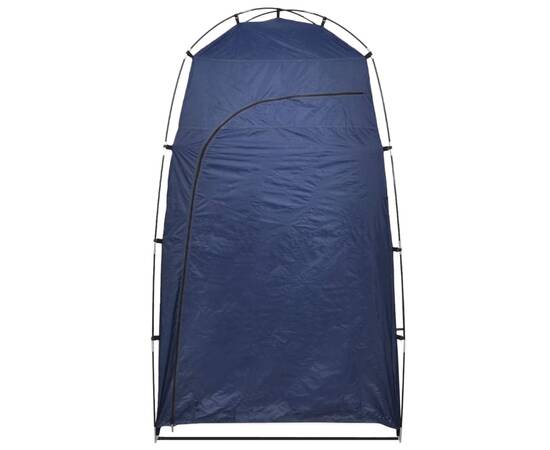 Toaletă portabilă pentru camping, cu cort, 10+10 l, 4 image