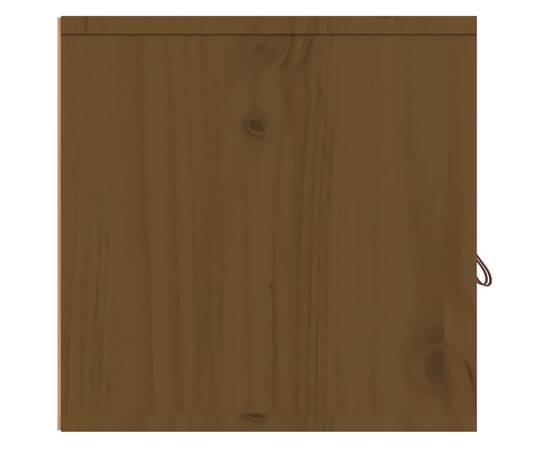 Dulap de perete, maro miere, 80x30x30 cm, lemn masiv de pin, 8 image