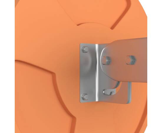 Oglindă trafic convexă exterior, portocaliu Ø30 cm policarbonat, 5 image