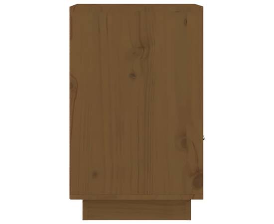 Noptieră, maro miere, 40x34x55 cm, lemn masiv de pin, 7 image
