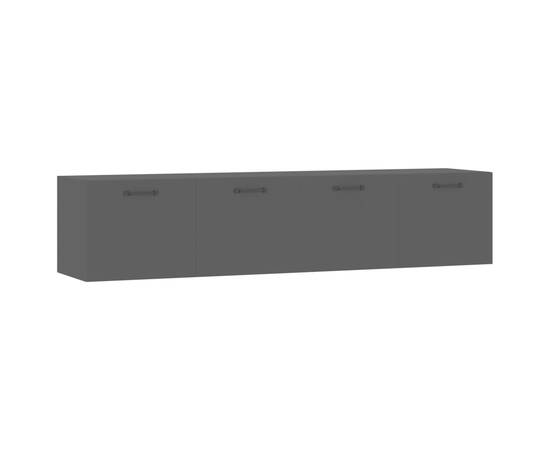 Dulapuri tv de perete, 2 buc. negru 60x36,5x35 cm lemn compozit, 2 image