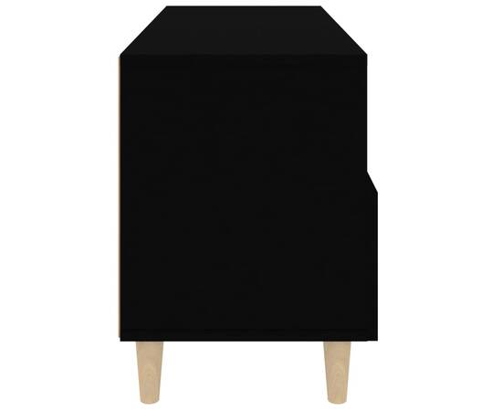 Comodă tv, negru, 80x36x50 cm, lemn compozit, 8 image