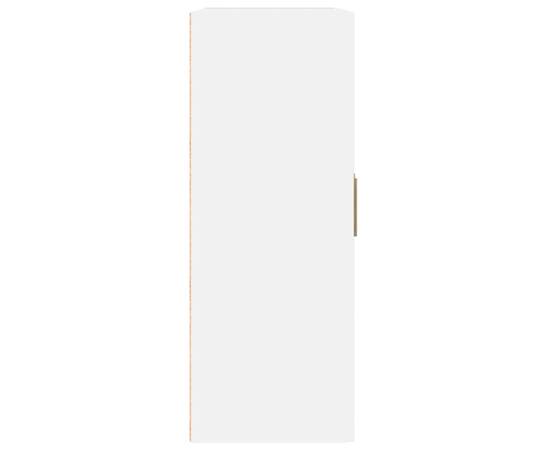 Dulap de perete, alb, 69,5x32,5x90 cm, lemn prelucrat, 7 image