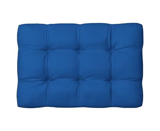 Pernă canapea din paleți, albastru, 120 x 80 x 12 cm, textil, 2 image