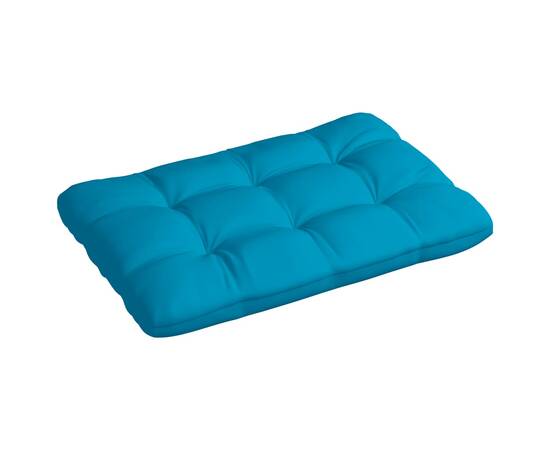 Pernă canapea din paleți, albastru, 120 x 80 x 12 cm