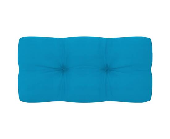 Pernă canapea din paleți, albastru, 80 x 40 x 12 cm, 2 image
