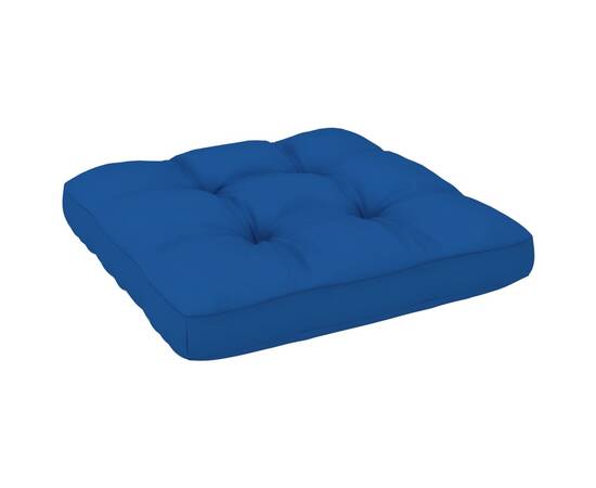 Pernă canapea din paleți, albastru regal, 70x70x12 cm, 2 image