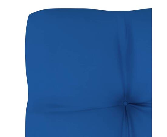 Pernă canapea din paleți, albastru regal, 70x70x12 cm, 4 image