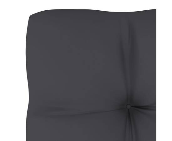 Pernă canapea din paleți, antracit, 70x70x12 cm, 4 image