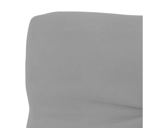 Pernă canapea din paleți, gri, 50x40x12 cm, 3 image