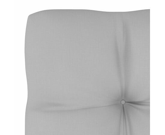Pernă canapea din paleți, gri, 70x70x12 cm, 4 image