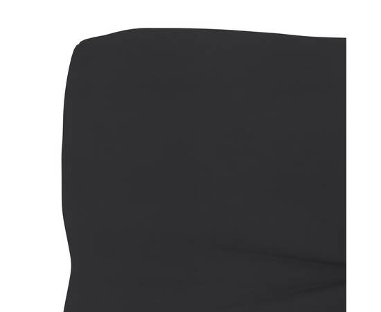 Pernă canapea din paleți, negru, 50x40x12 cm, 3 image