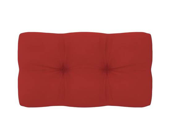 Pernă canapea din paleți, roșu, 70 x 40 x 12 cm, 2 image