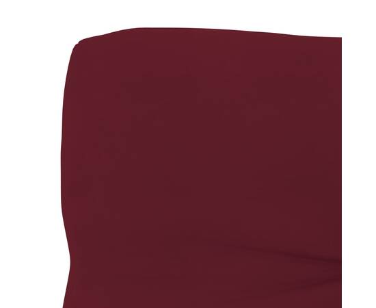 Pernă canapea din paleți, roșu vin, 70 x 40 x 12 cm, 3 image