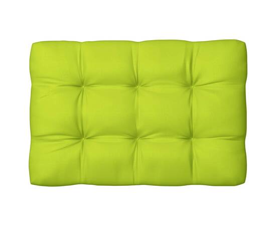 Pernă canapea din paleți, verde aprins, 120x80x12 cm, textil, 2 image