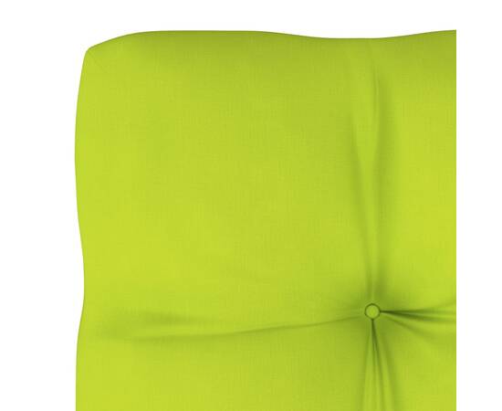 Pernă canapea din paleți, verde aprins, 70x70x12 cm, 4 image