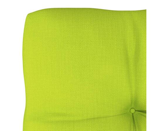 Pernă canapea din paleți, verde crud, 60x60x12cm, 3 image