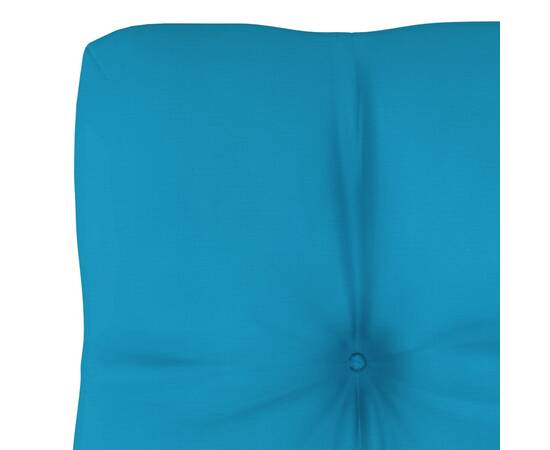 Pernă pentru canapea din paleți, albastru, 50 x 40 x 12 cm, 3 image