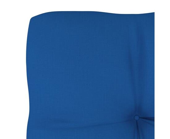 Pernă pentru canapea din paleți, albastru, 80 x 80 x 12 cm, 4 image