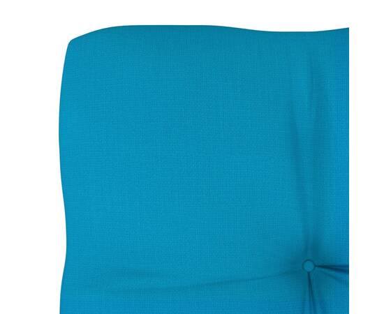 Pernă pentru canapea din paleți, albastru, 80 x 80 x 12 cm, 4 image