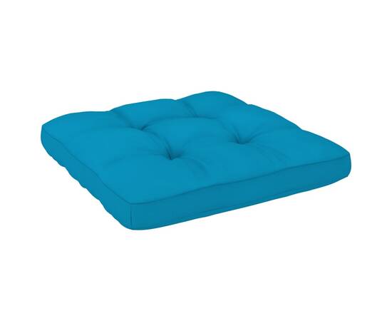 Pernă pentru canapea din paleți, albastru, 80 x 80 x 12 cm, 3 image