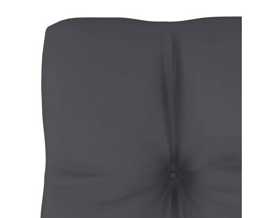 Pernă pentru canapea din paleți, antracit, 50 x 40 x 12 cm, 3 image