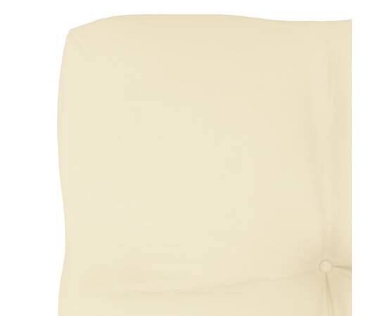 Pernă pentru canapea din paleți, crem, 50 x 50 x 12 cm, 3 image