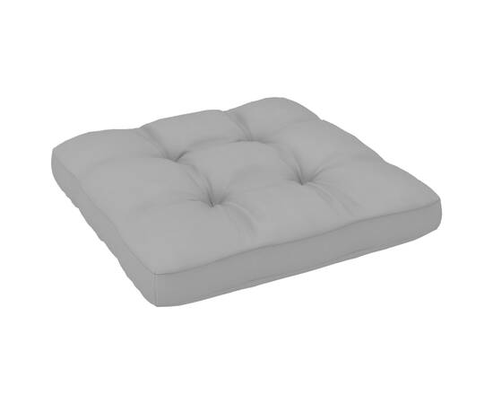 Pernă pentru canapea din paleți, gri, 60 x 60 x 12 cm, 2 image