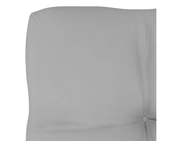 Pernă pentru canapea din paleți, gri, 60 x 60 x 12 cm, 3 image