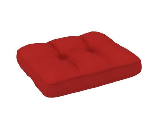 Pernă pentru canapea din paleți, roșu, 50 x 40 x 12 cm, 2 image