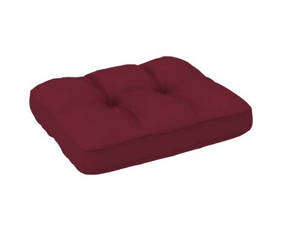 Pernă pentru canapea din paleți, roșu vin, 50 x 40 x 12 cm, 2 image