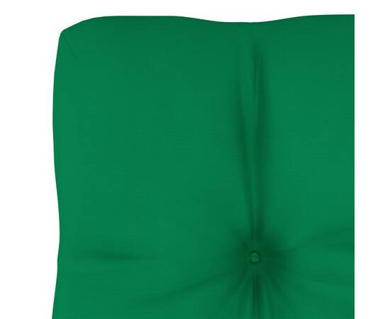 Pernă pentru canapea din paleți, verde, 50 x 40 x 12 cm, 3 image