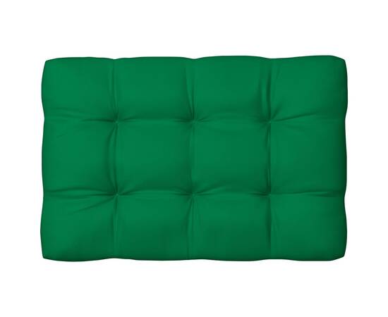 Pernă pentru paleți, verde, 120 x 80 x 12 cm, material textil, 2 image