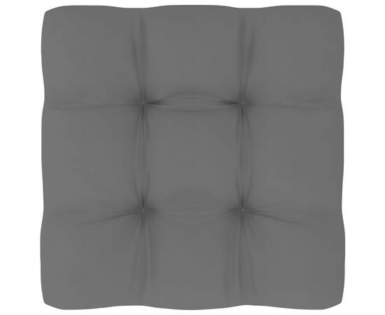 Perne de canapea din paleți, 2 buc., antracit, 9 image