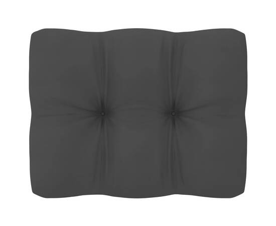 Perne de canapea din paleți, 2 buc., antracit, 6 image