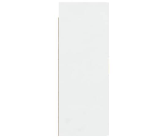 Dulap de perete suspendat, alb, 69,5x34x90 cm, 7 image