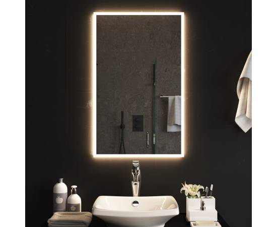 Oglindă de baie cu led, 50x80 cm, 3 image