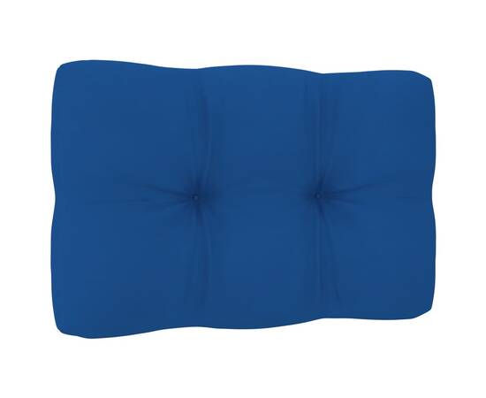 Perne canapea din paleți, 2 buc., albastru regal, 5 image