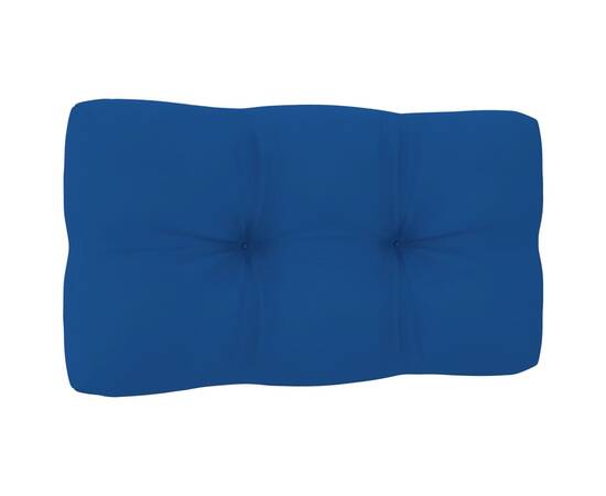 Perne canapea din paleți, 2 buc., albastru regal, 5 image