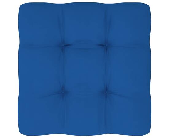 Perne canapea din paleți, 2 buc., albastru regal, 9 image