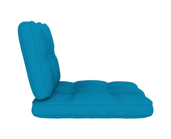 Perne canapea din paleți, 2 buc., albastru, 4 image