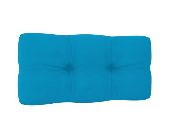 Perne canapea din paleți, 2 buc., albastru, 5 image