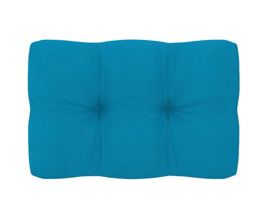 Perne canapea din paleți, 2 buc., albastru, 6 image