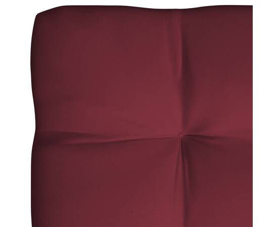 Perne canapea din paleți, 7 buc, roșu vin, 7 image