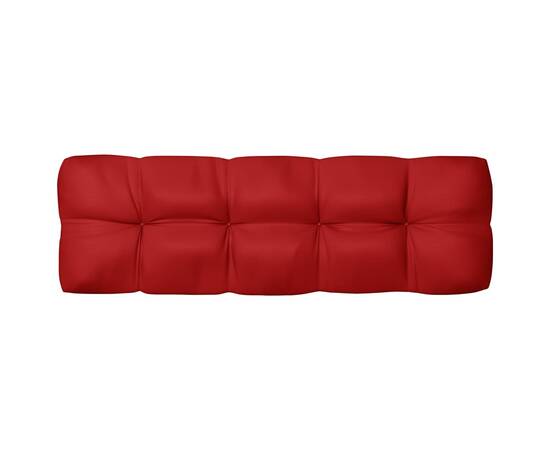 Perne canapea din paleți, 7 buc, roșu, 5 image
