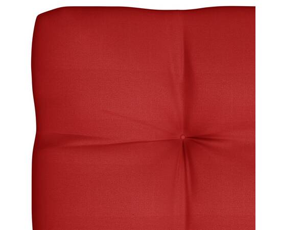 Perne canapea din paleți, 7 buc, roșu, 7 image